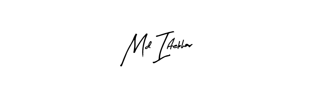 This is the best signature style for the Md Iftekhar name. Also you like these signature font (Arty Signature). Mix name signature. Md Iftekhar signature style 8 images and pictures png