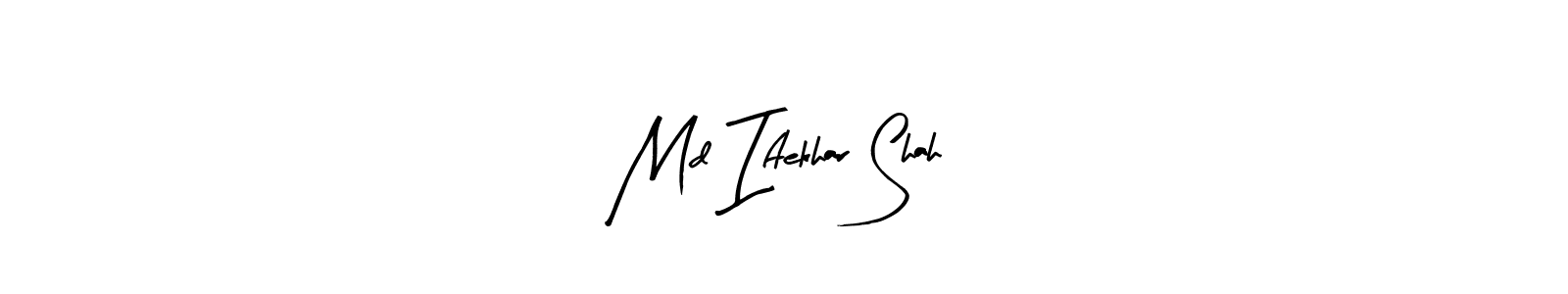 Use a signature maker to create a handwritten signature online. With this signature software, you can design (Arty Signature) your own signature for name Md Iftekhar Shah. Md Iftekhar Shah signature style 8 images and pictures png