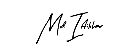 Give your name Md Iftikhar an exquisite flair with the Arty Signature script font. Ideal for contracts, resumes, and formal letterheads. Md Iftikhar signature style 8 images and pictures png