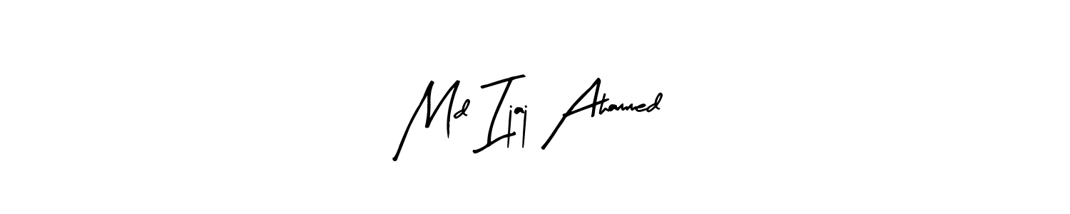 Also we have Md Ijaj Ahammed name is the best signature style. Create professional handwritten signature collection using Arty Signature autograph style. Md Ijaj Ahammed signature style 8 images and pictures png