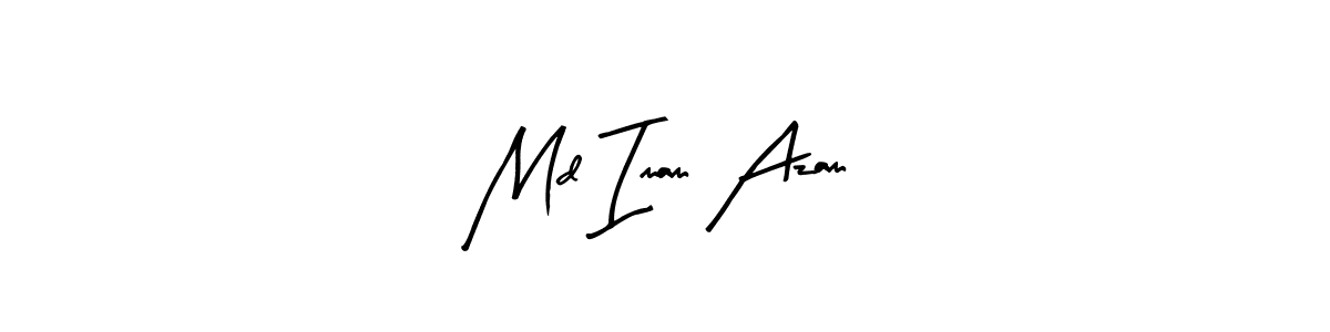 How to make Md Imam Azam name signature. Use Arty Signature style for creating short signs online. This is the latest handwritten sign. Md Imam Azam signature style 8 images and pictures png