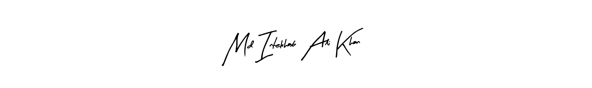 This is the best signature style for the Md Intekhab Ali Khan name. Also you like these signature font (Arty Signature). Mix name signature. Md Intekhab Ali Khan signature style 8 images and pictures png