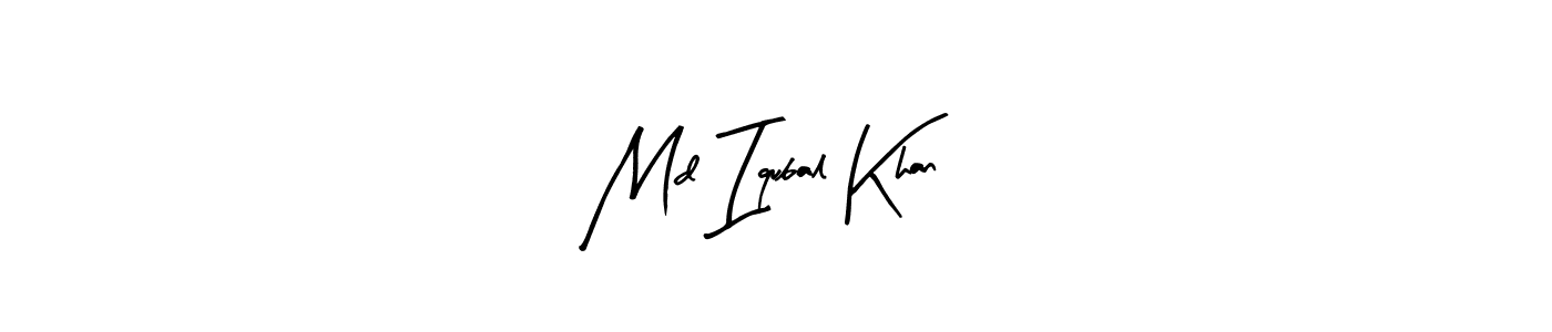 How to Draw Md Iqubal Khan signature style? Arty Signature is a latest design signature styles for name Md Iqubal Khan. Md Iqubal Khan signature style 8 images and pictures png