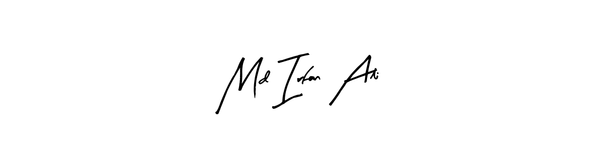 See photos of Md Irfan Ali official signature by Spectra . Check more albums & portfolios. Read reviews & check more about Arty Signature font. Md Irfan Ali signature style 8 images and pictures png