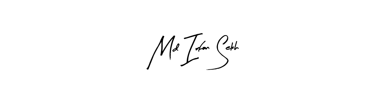 Design your own signature with our free online signature maker. With this signature software, you can create a handwritten (Arty Signature) signature for name Md Irfan Sekh. Md Irfan Sekh signature style 8 images and pictures png