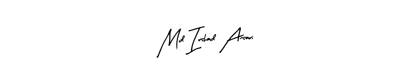 Also we have Md Irshad Ansari name is the best signature style. Create professional handwritten signature collection using Arty Signature autograph style. Md Irshad Ansari signature style 8 images and pictures png