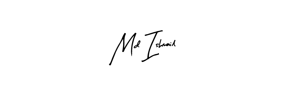 Make a beautiful signature design for name Md Ishmail. With this signature (Arty Signature) style, you can create a handwritten signature for free. Md Ishmail signature style 8 images and pictures png