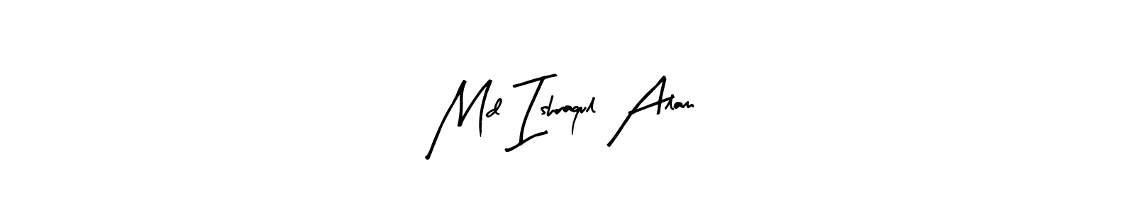 Similarly Arty Signature is the best handwritten signature design. Signature creator online .You can use it as an online autograph creator for name Md Ishraqul Alam. Md Ishraqul Alam signature style 8 images and pictures png