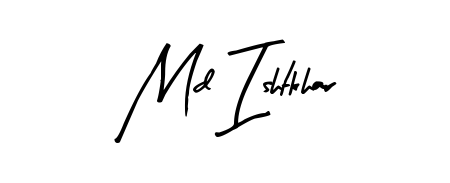 Generate high-definition signature styles for Md Ishtkhar. The Arty Signature typeface ensures crisp legibility and sophisticated design. Md Ishtkhar signature style 8 images and pictures png