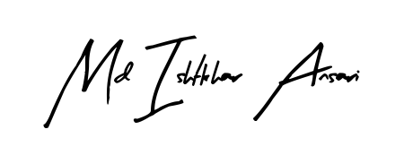 The Arty Signature lettering style adds unique flourish to name Md Ishtkhar Ansari. Stand out with a custom digital autograph made in seconds. Md Ishtkhar Ansari signature style 8 images and pictures png