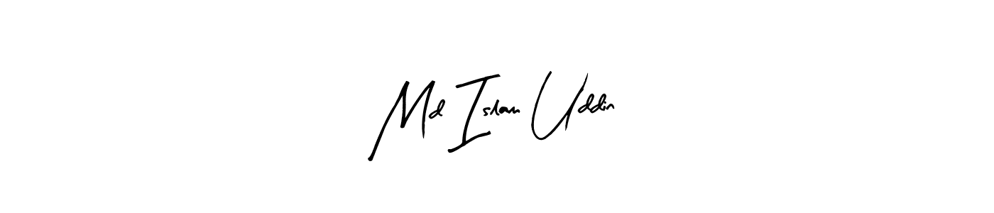 This is the best signature style for the Md Islam Uddin name. Also you like these signature font (Arty Signature). Mix name signature. Md Islam Uddin signature style 8 images and pictures png