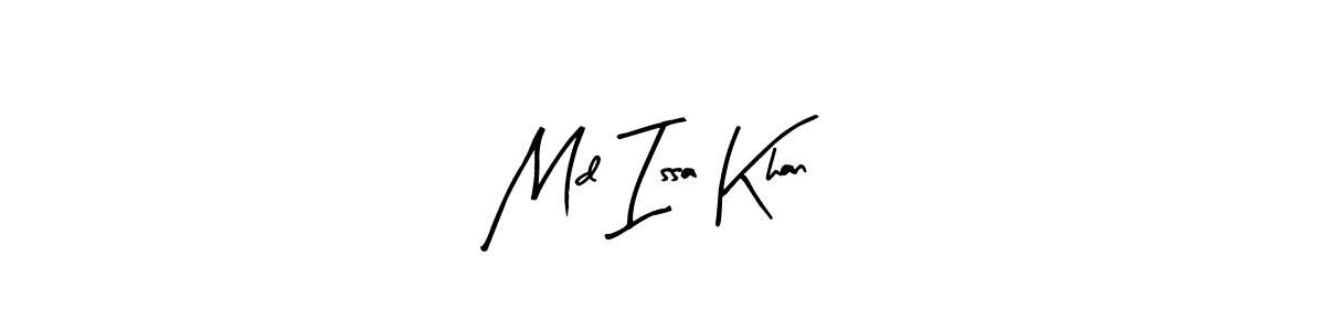 Also You can easily find your signature by using the search form. We will create Md Issa Khan name handwritten signature images for you free of cost using Arty Signature sign style. Md Issa Khan signature style 8 images and pictures png