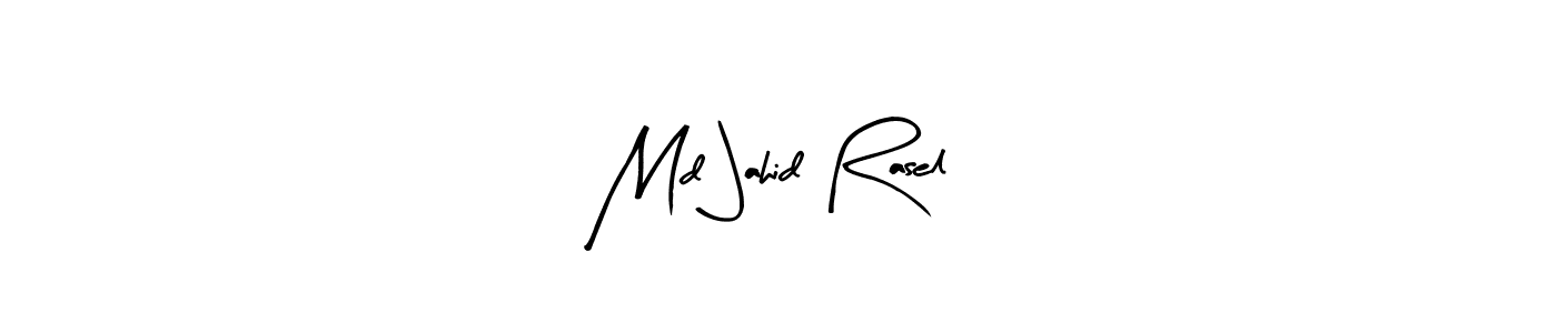 Similarly Arty Signature is the best handwritten signature design. Signature creator online .You can use it as an online autograph creator for name Md Jahid Rasel. Md Jahid Rasel signature style 8 images and pictures png
