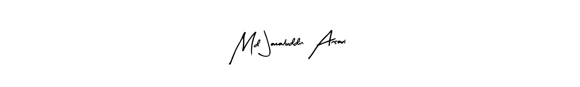 Make a beautiful signature design for name Md Jamaluddin Ansari. With this signature (Arty Signature) style, you can create a handwritten signature for free. Md Jamaluddin Ansari signature style 8 images and pictures png