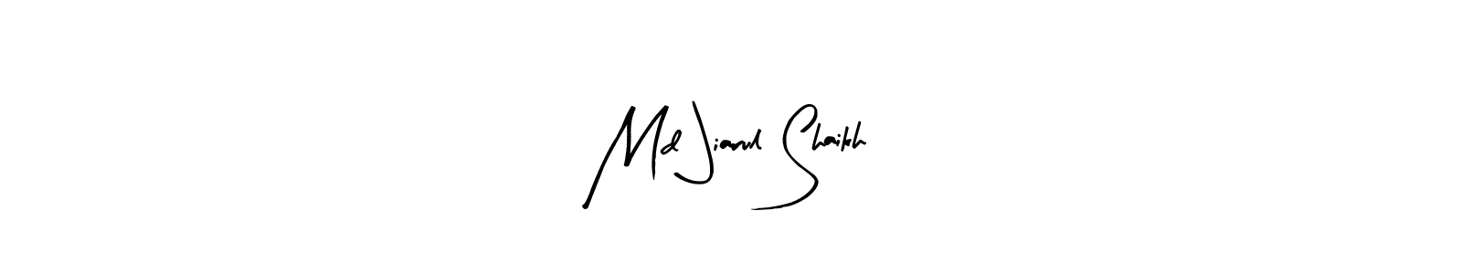 if you are searching for the best signature style for your name Md Jiarul Shaikh. so please give up your signature search. here we have designed multiple signature styles  using Arty Signature. Md Jiarul Shaikh signature style 8 images and pictures png