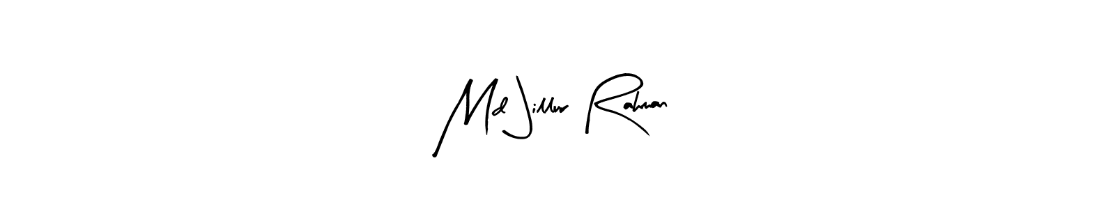 Make a beautiful signature design for name Md Jillur Rahman. With this signature (Arty Signature) style, you can create a handwritten signature for free. Md Jillur Rahman signature style 8 images and pictures png