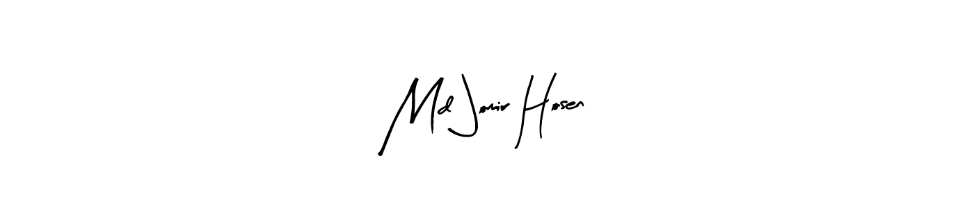 Make a beautiful signature design for name Md Jomir Hosen. Use this online signature maker to create a handwritten signature for free. Md Jomir Hosen signature style 8 images and pictures png