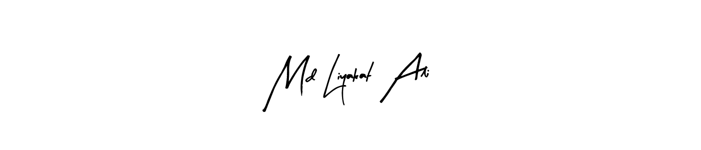 Design your own signature with our free online signature maker. With this signature software, you can create a handwritten (Arty Signature) signature for name Md Liyakat Ali. Md Liyakat Ali signature style 8 images and pictures png