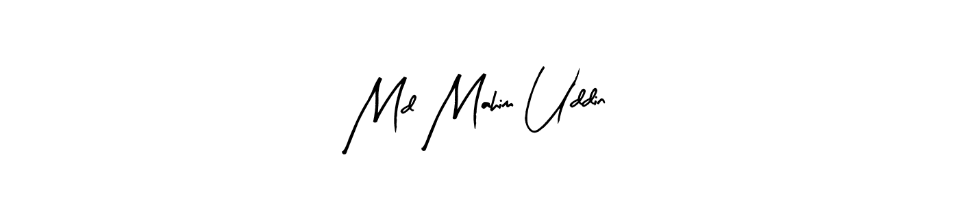 Also You can easily find your signature by using the search form. We will create Md Mahim Uddin name handwritten signature images for you free of cost using Arty Signature sign style. Md Mahim Uddin signature style 8 images and pictures png