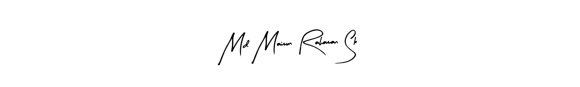Make a beautiful signature design for name Md Maimun Rahaman Sk. With this signature (Arty Signature) style, you can create a handwritten signature for free. Md Maimun Rahaman Sk signature style 8 images and pictures png
