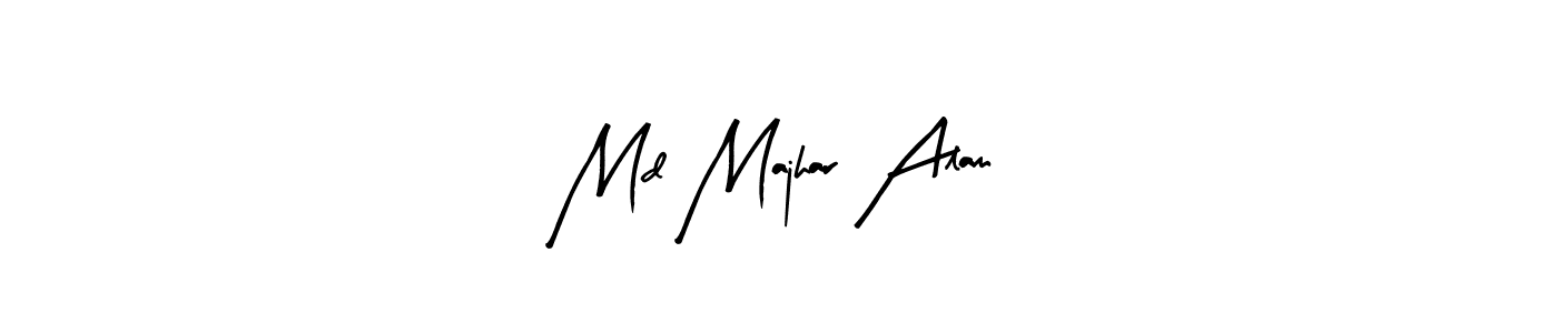 Also You can easily find your signature by using the search form. We will create Md Majhar Alam name handwritten signature images for you free of cost using Arty Signature sign style. Md Majhar Alam signature style 8 images and pictures png