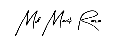Give your name Md Manik Raza an exquisite flair with the Arty Signature script font. Ideal for contracts, resumes, and formal letterheads. Md Manik Raza signature style 8 images and pictures png