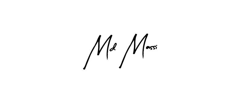 Arty Signature is a professional signature style that is perfect for those who want to add a touch of class to their signature. It is also a great choice for those who want to make their signature more unique. Get Md Massi name to fancy signature for free. Md Massi signature style 8 images and pictures png