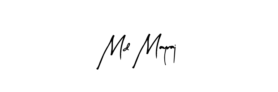 Similarly Arty Signature is the best handwritten signature design. Signature creator online .You can use it as an online autograph creator for name Md Mayraj. Md Mayraj signature style 8 images and pictures png