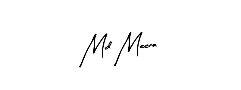 How to make Md Meena signature? Arty Signature is a professional autograph style. Create handwritten signature for Md Meena name. Md Meena signature style 8 images and pictures png