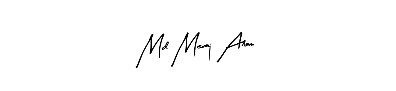 Similarly Arty Signature is the best handwritten signature design. Signature creator online .You can use it as an online autograph creator for name Md Meraj Alam. Md Meraj Alam signature style 8 images and pictures png