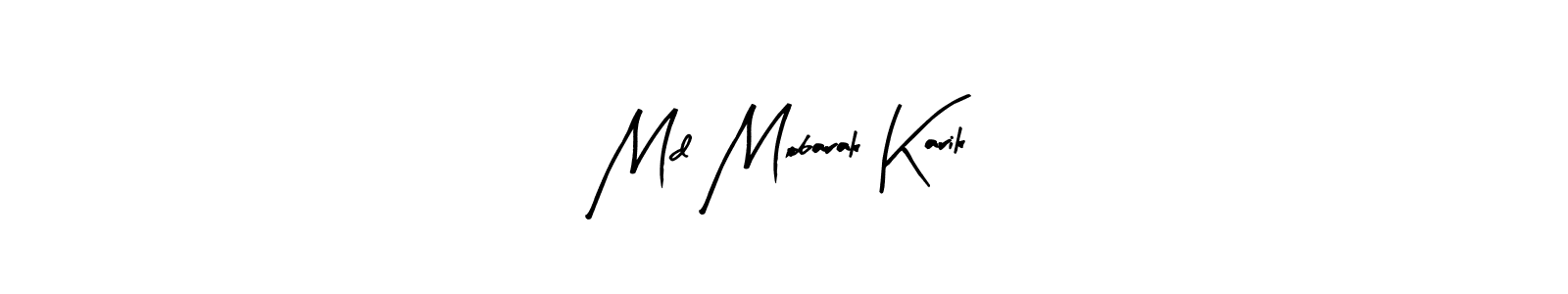 Make a beautiful signature design for name Md Mobarak Karik. Use this online signature maker to create a handwritten signature for free. Md Mobarak Karik signature style 8 images and pictures png