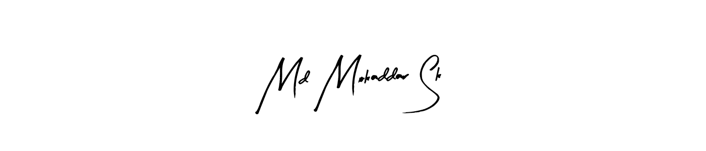 You can use this online signature creator to create a handwritten signature for the name Md Mokaddar Sk. This is the best online autograph maker. Md Mokaddar Sk signature style 8 images and pictures png