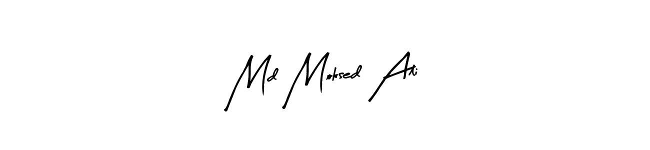 Also we have Md Moksed Ali name is the best signature style. Create professional handwritten signature collection using Arty Signature autograph style. Md Moksed Ali signature style 8 images and pictures png