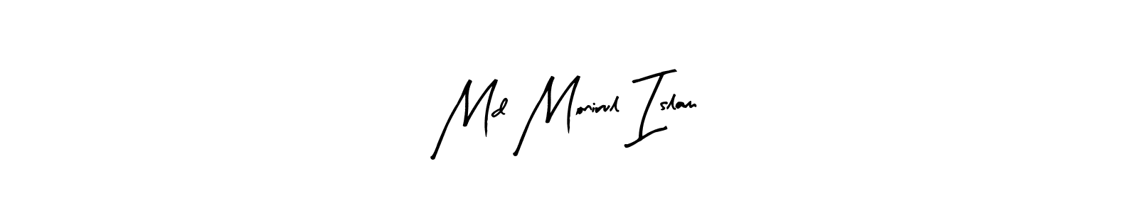 How to make Md Monirul Islam name signature. Use Arty Signature style for creating short signs online. This is the latest handwritten sign. Md Monirul Islam signature style 8 images and pictures png