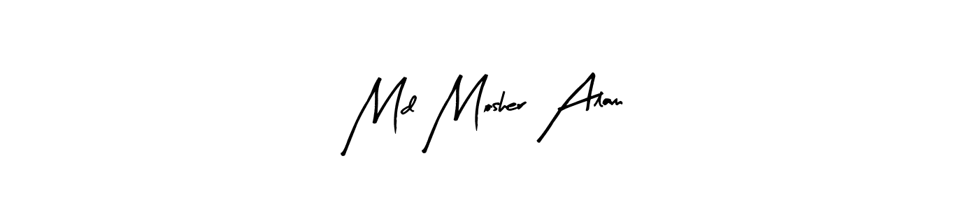 You can use this online signature creator to create a handwritten signature for the name Md Mosher Alam. This is the best online autograph maker. Md Mosher Alam signature style 8 images and pictures png