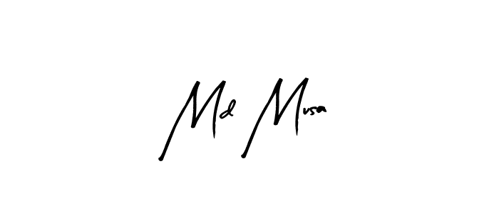 Also we have Md Musa name is the best signature style. Create professional handwritten signature collection using Arty Signature autograph style. Md Musa signature style 8 images and pictures png