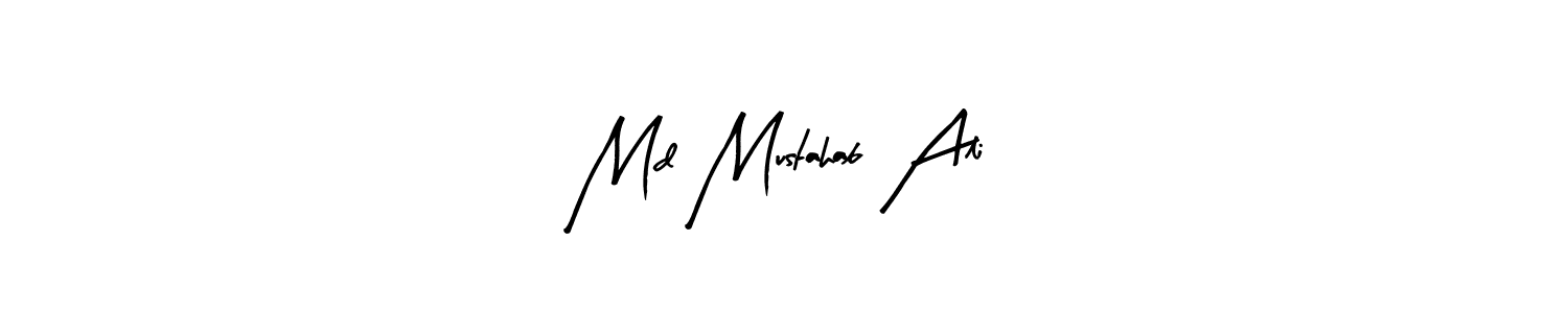 You should practise on your own different ways (Arty Signature) to write your name (Md Mustahab Ali) in signature. don't let someone else do it for you. Md Mustahab Ali signature style 8 images and pictures png