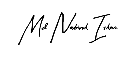 An effortless, minimalist signature concept for Md Nabirul Islam using Arty Signature design. Clean lines that look great on any document. Md Nabirul Islam signature style 8 images and pictures png