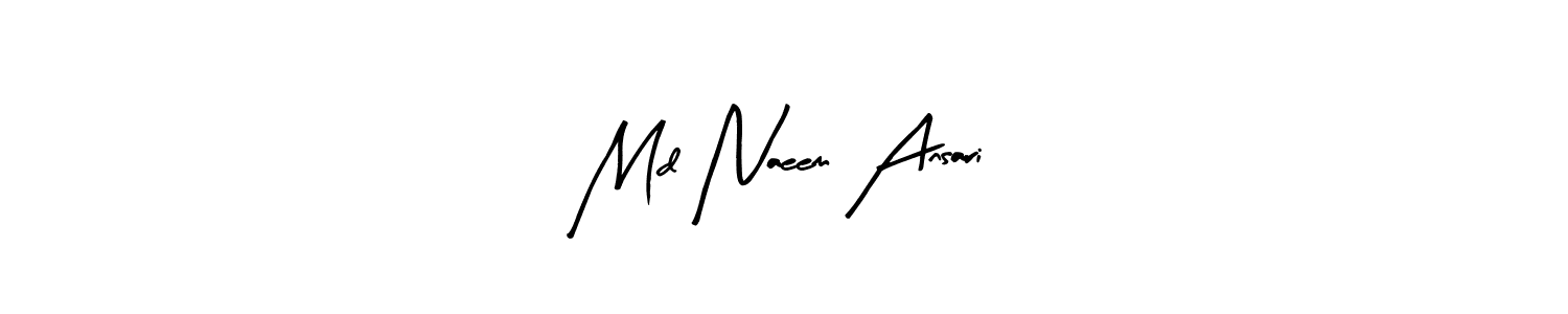 How to make Md Naeem Ansari signature? Arty Signature is a professional autograph style. Create handwritten signature for Md Naeem Ansari name. Md Naeem Ansari signature style 8 images and pictures png