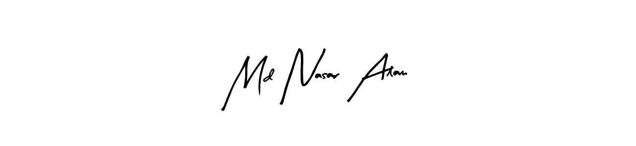 Make a beautiful signature design for name Md Nasar Alam. Use this online signature maker to create a handwritten signature for free. Md Nasar Alam signature style 8 images and pictures png