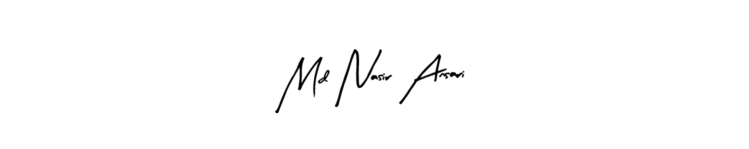Here are the top 10 professional signature styles for the name Md Nasir Ansari. These are the best autograph styles you can use for your name. Md Nasir Ansari signature style 8 images and pictures png