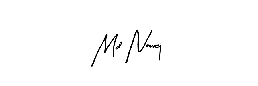 Make a beautiful signature design for name Md Naurej. Use this online signature maker to create a handwritten signature for free. Md Naurej signature style 8 images and pictures png