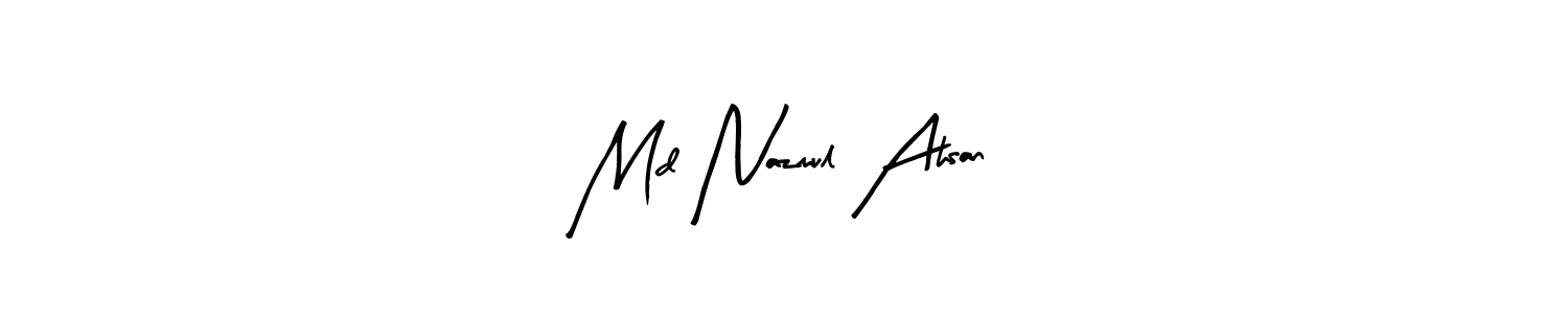 It looks lik you need a new signature style for name Md Nazmul Ahsan. Design unique handwritten (Arty Signature) signature with our free signature maker in just a few clicks. Md Nazmul Ahsan signature style 8 images and pictures png