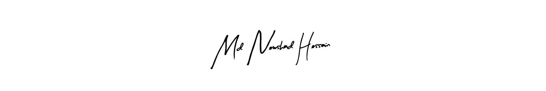 You can use this online signature creator to create a handwritten signature for the name Md Nowshad Hossain. This is the best online autograph maker. Md Nowshad Hossain signature style 8 images and pictures png