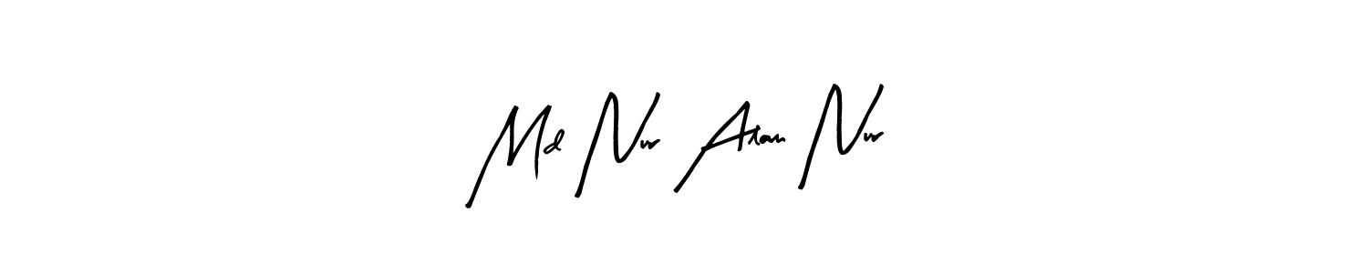 Make a short Md Nur Alam Nur signature style. Manage your documents anywhere anytime using Arty Signature. Create and add eSignatures, submit forms, share and send files easily. Md Nur Alam Nur signature style 8 images and pictures png