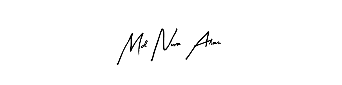 Design your own signature with our free online signature maker. With this signature software, you can create a handwritten (Arty Signature) signature for name Md Nura Alam. Md Nura Alam signature style 8 images and pictures png