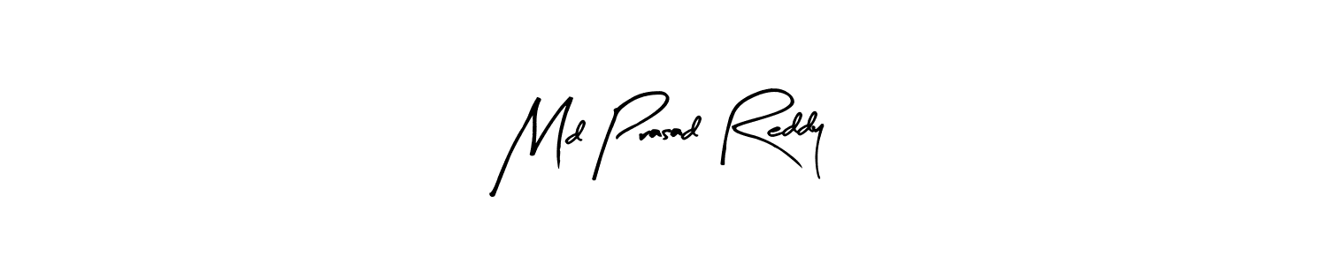 Similarly Arty Signature is the best handwritten signature design. Signature creator online .You can use it as an online autograph creator for name Md Prasad Reddy. Md Prasad Reddy signature style 8 images and pictures png