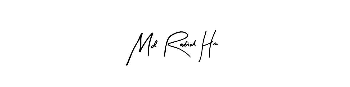 It looks lik you need a new signature style for name Md Rabiul Hm. Design unique handwritten (Arty Signature) signature with our free signature maker in just a few clicks. Md Rabiul Hm signature style 8 images and pictures png