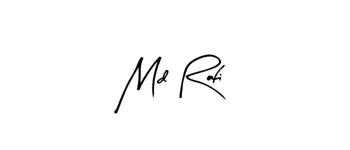 How to make Md Rafi name signature. Use Arty Signature style for creating short signs online. This is the latest handwritten sign. Md Rafi signature style 8 images and pictures png