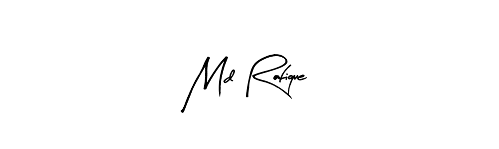 Make a beautiful signature design for name Md Rafique. With this signature (Arty Signature) style, you can create a handwritten signature for free. Md Rafique signature style 8 images and pictures png